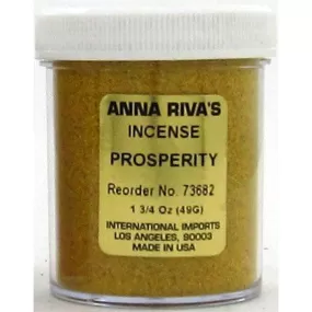 1 3/4 oz Anna Riva Incense Powder - Prosperity