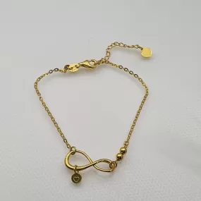 22k / 916 Gold Infinity Bracelet