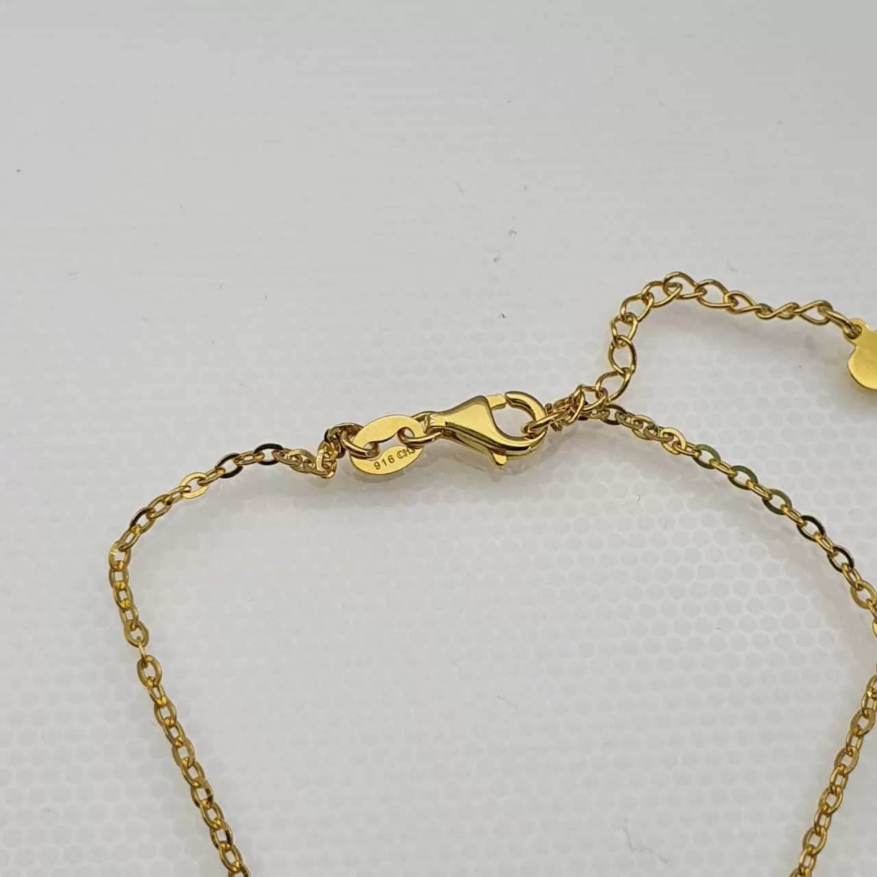 22k / 916 Gold Infinity Bracelet