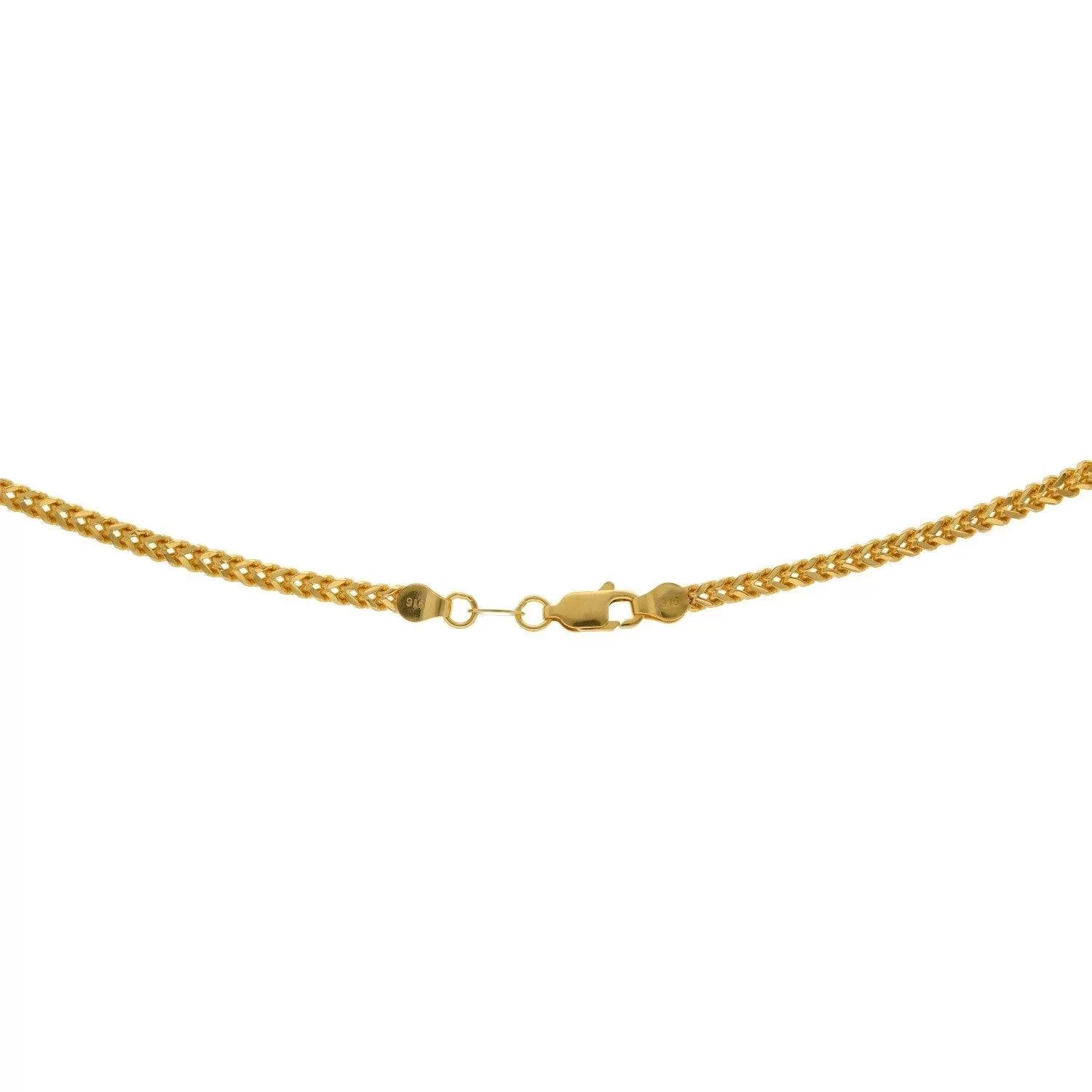 22K Yellow Gold Chain 11.6 grams, Length 18 inches