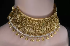 Antique Work Laxmi Choker