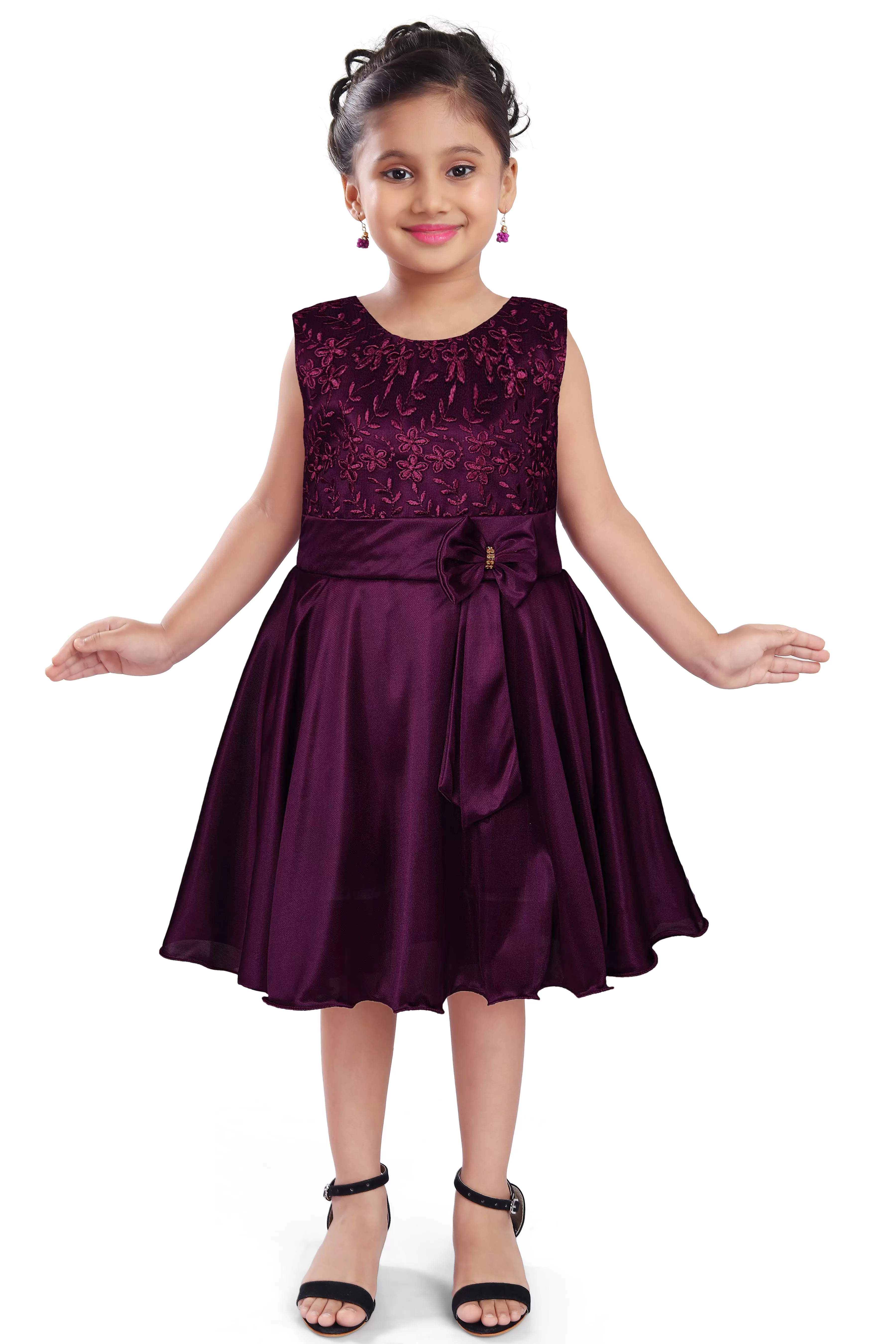 Baby Girls Party Wear Frock Birthday Dress