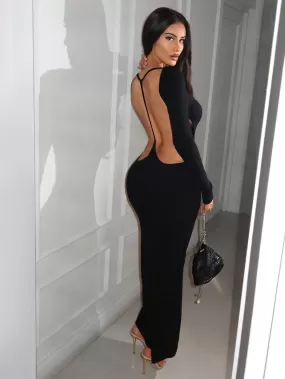 Backless Cocktail Evening Party Dress