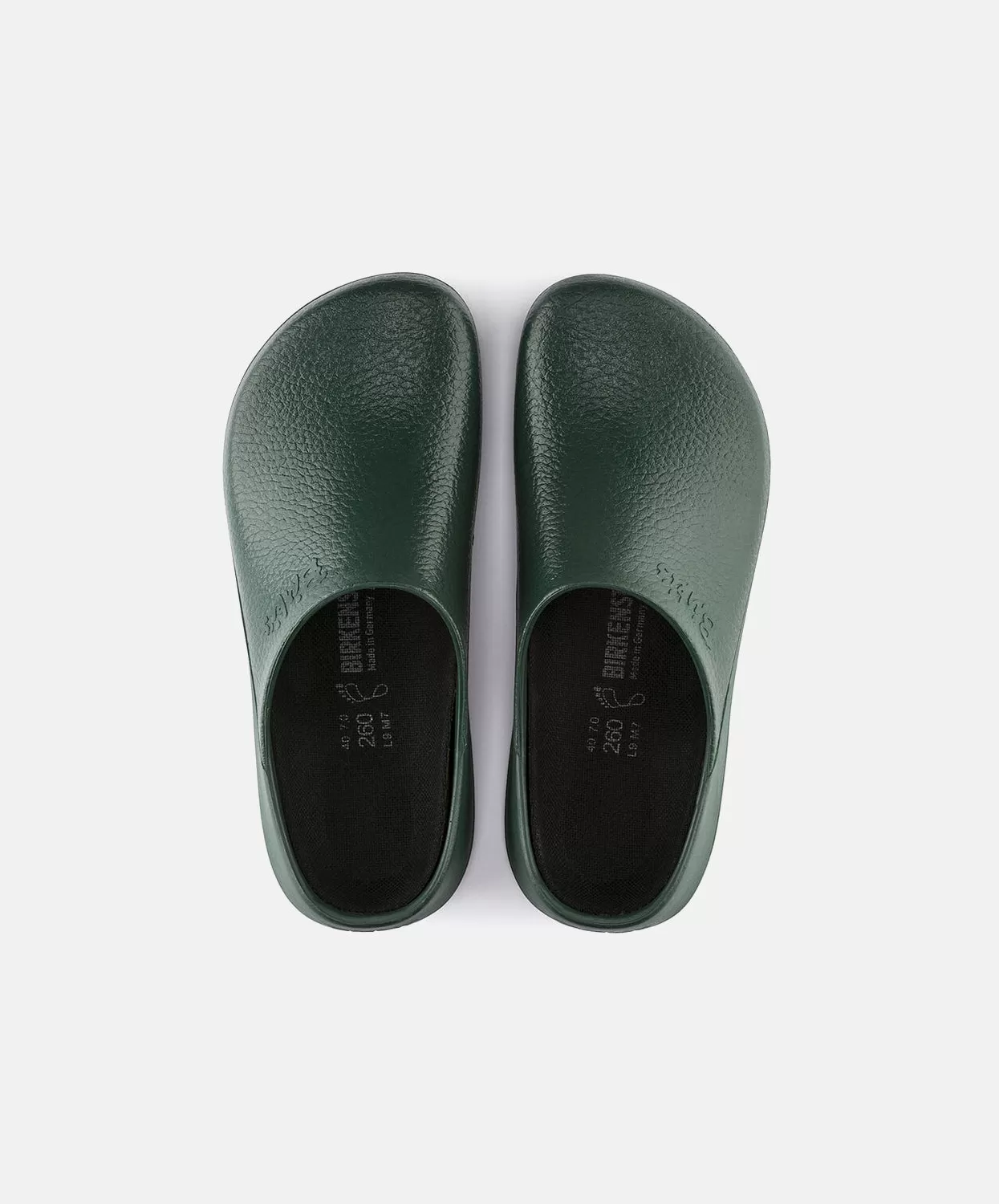 Birkenstock Birkis Super Birki PU Green Clogs