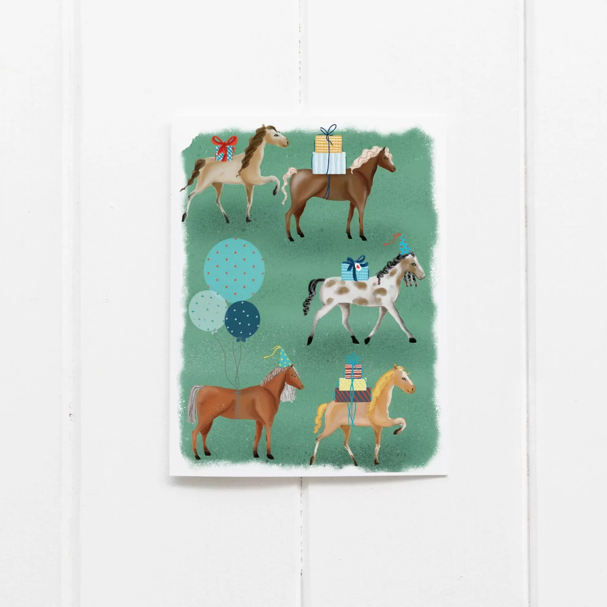 Birthday Horse Party Card