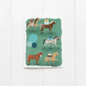 Birthday Horse Party Card