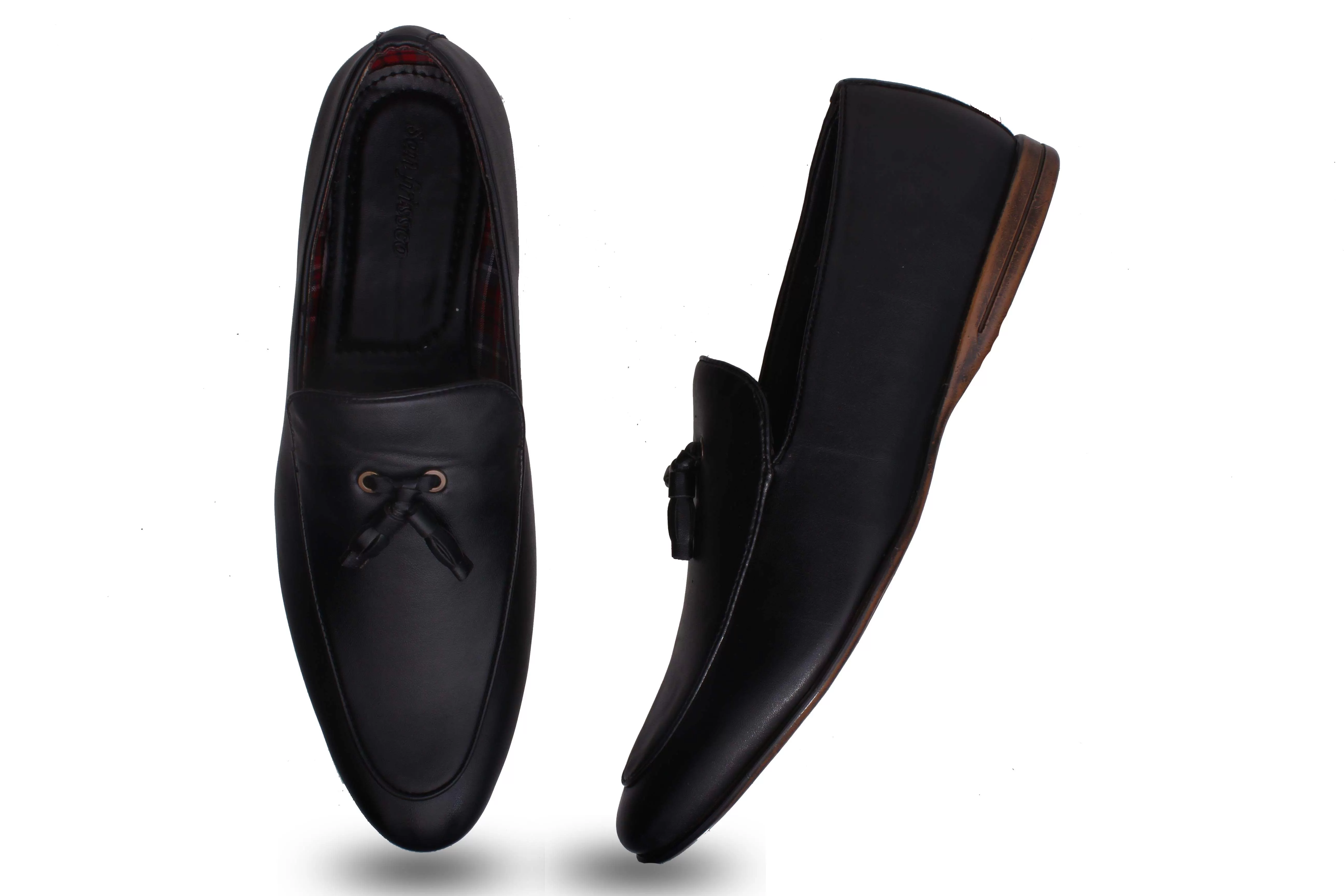 Black Tassel Loafers