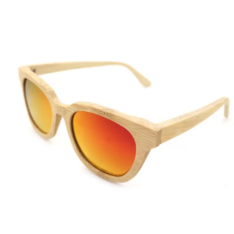 Bobo Bird Handmade Bamboo Retro Sunglasses for Men and Women