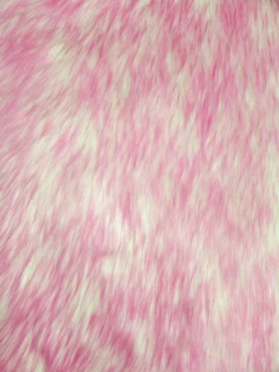 Bubble Gum Candy Shag Fabric / Sold By The Yard (Second Quality Goods)