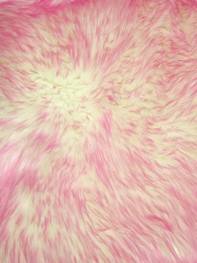 Bubble Gum Candy Shag Fabric / Sold By The Yard (Second Quality Goods)