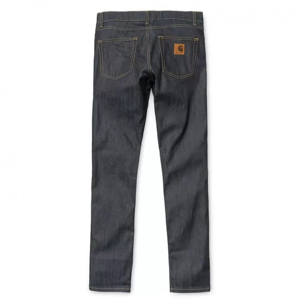 Carhartt Rebel Pant Jeans Slim Fit - Blue Rigid