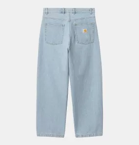 Carhartt WIP Brandon Pant in Blue Heavy Stone Bleached