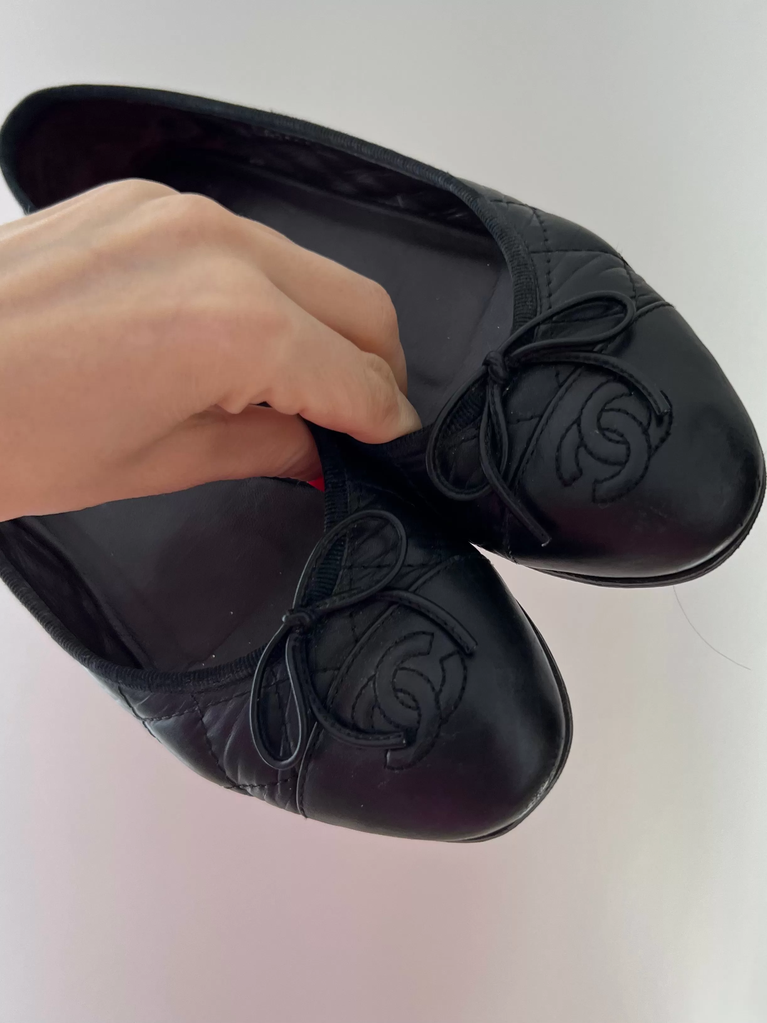 Chanel CC Ballerina Flats