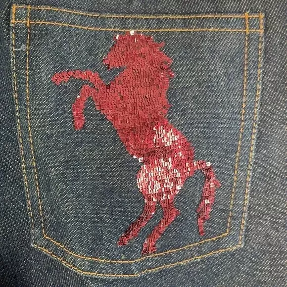 Chloe Denim with Beaded Horse Jeans