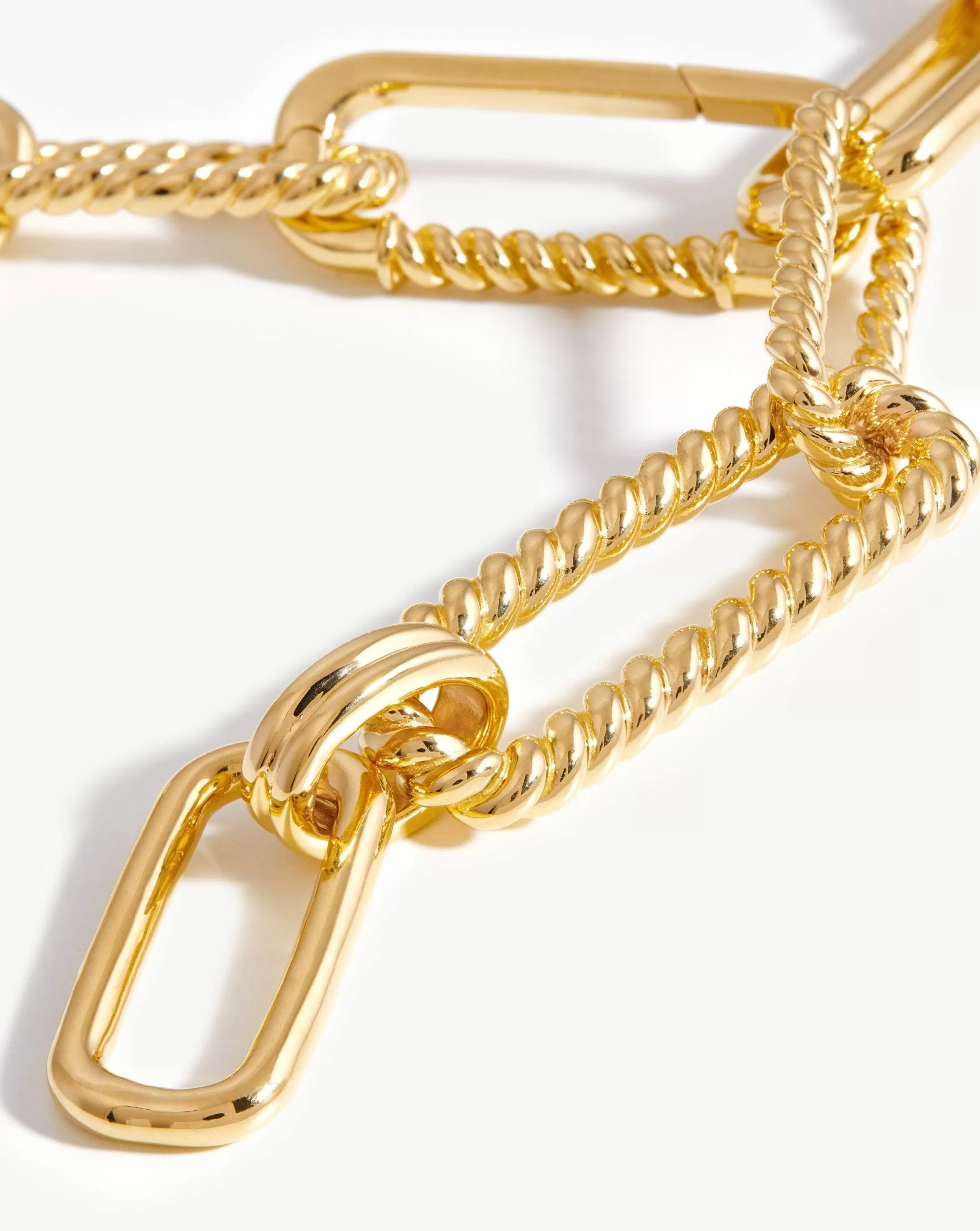 Chunky Radial Chain Belt | 18ct Gold Plated