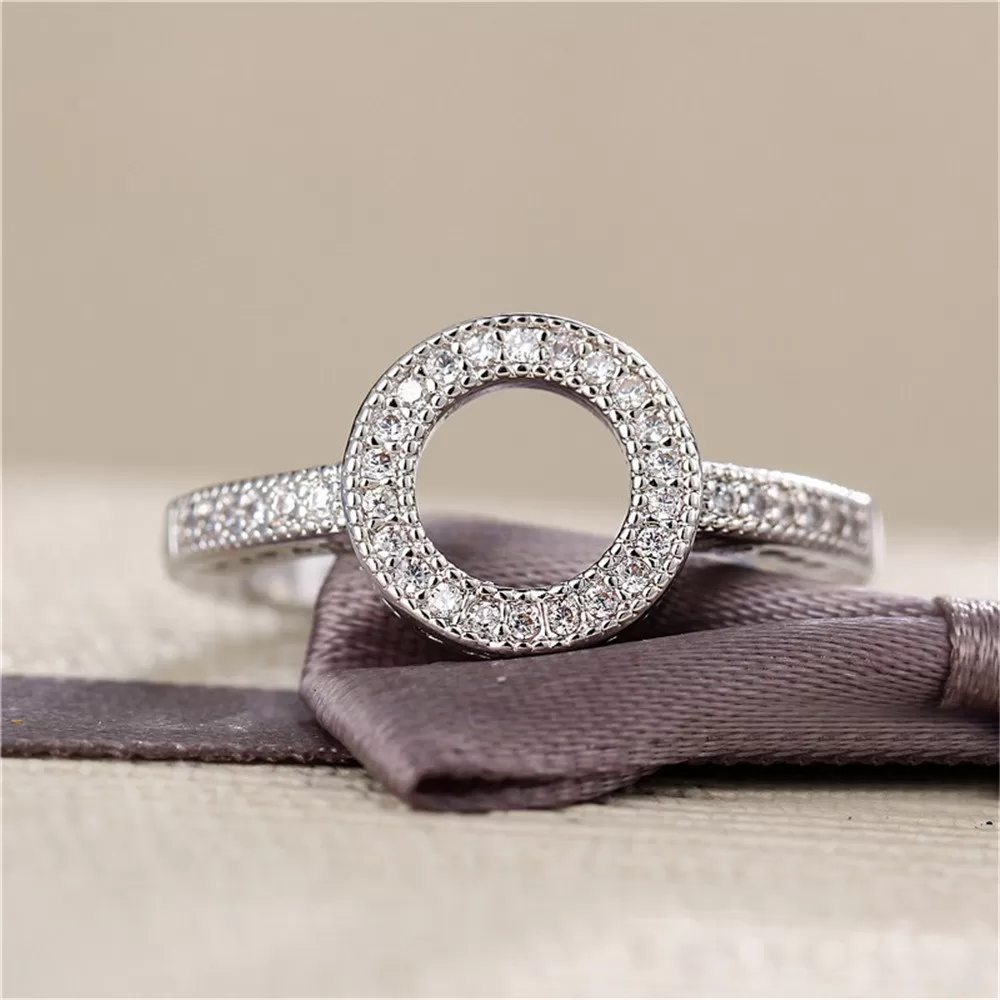 Crystal Party Hollow Ring for Parties -2 Color