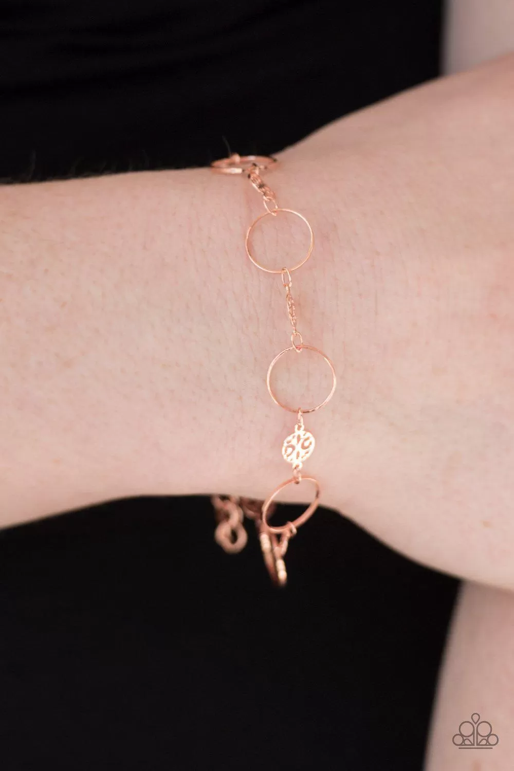 Dainty Delicacy Copper Bracelet - Paparazzi Accessories