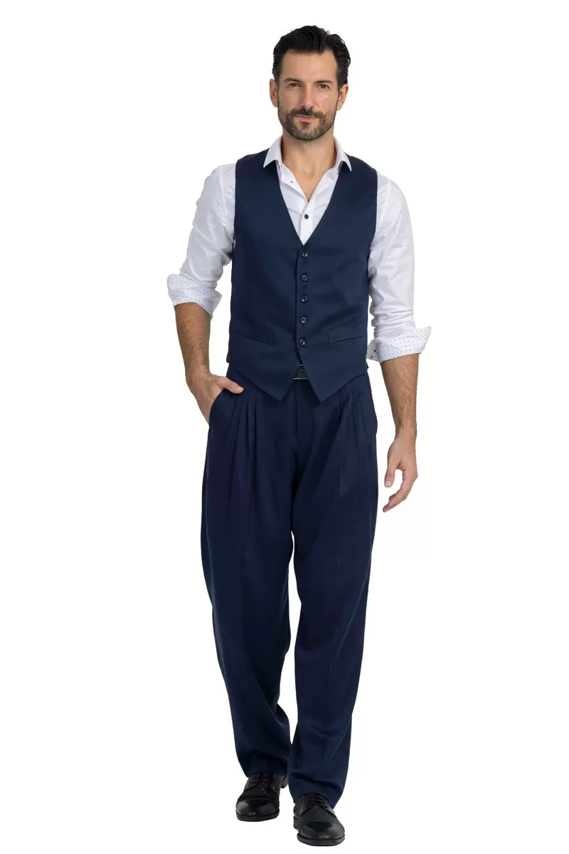 Dark Blue Men's Tango Vest