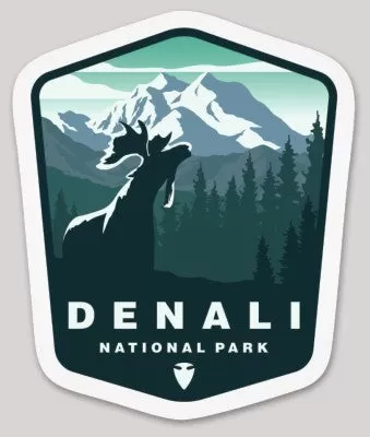 Denali National Park Die Cut Sticker