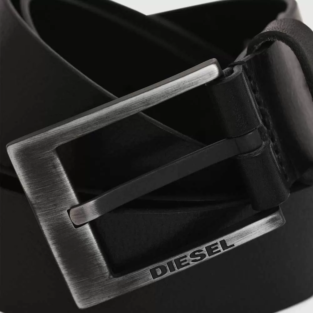 Diesel Spazzo leather belt - Black