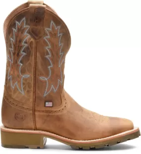 'Double H' Men's 11" Aberdeen EH SR Western Work - Brown