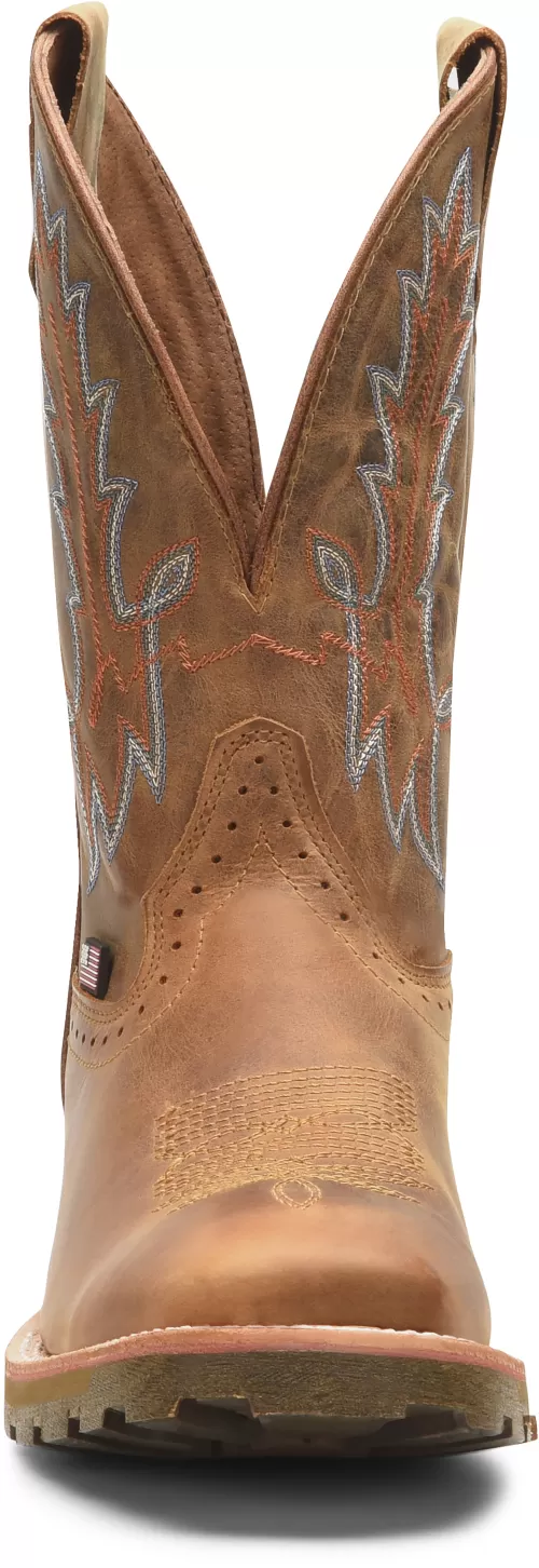 'Double H' Men's 11" Aberdeen EH SR Western Work - Brown