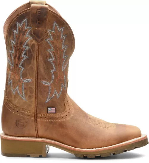 'Double H' Men's 11" Aberdeen EH SR Western Work - Brown