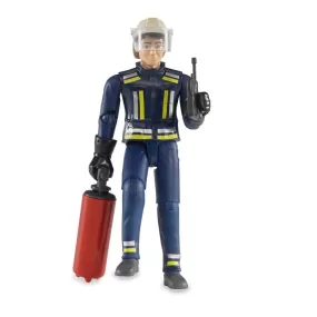 Fire man with accessories