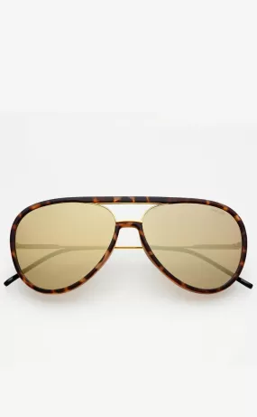 Freyrs Shay Shiny Tortoise Sunglasses