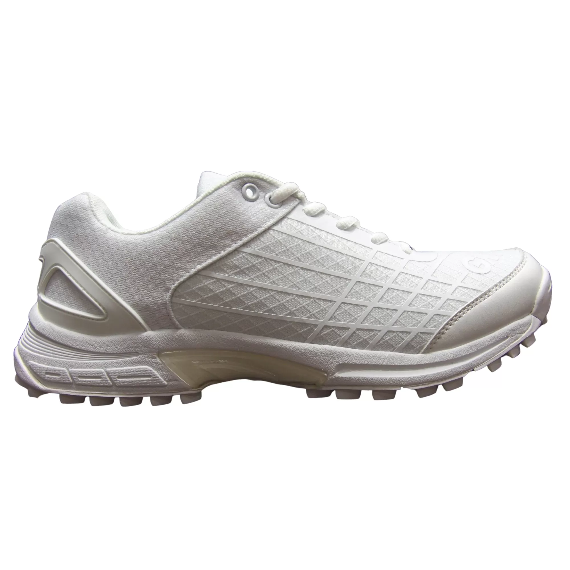 GM Cricket Shoes, Model Icon All-Rounder - White