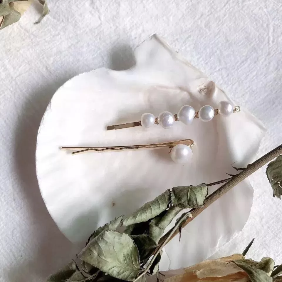 Handmade Freshwater Pearl Hair Pins