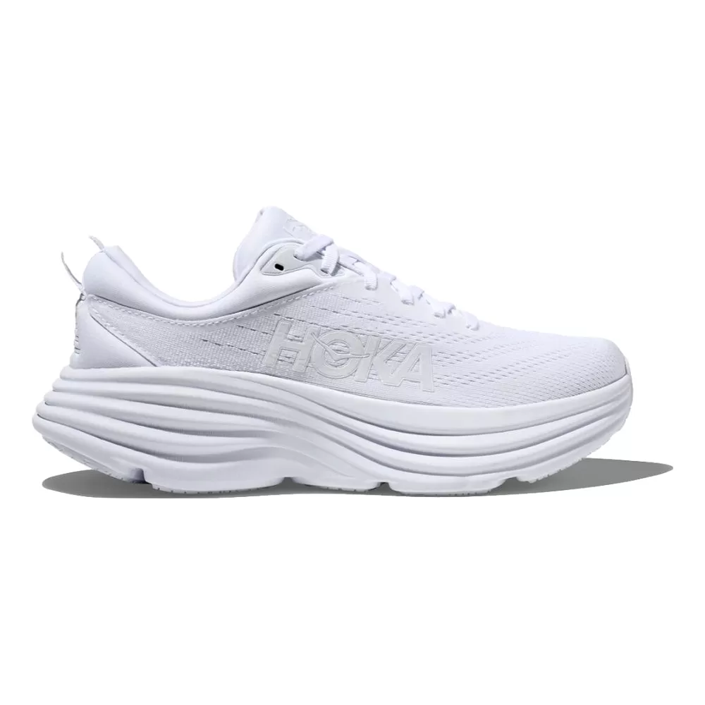 HOKA ONE ONE W BONDI 8-WHITE