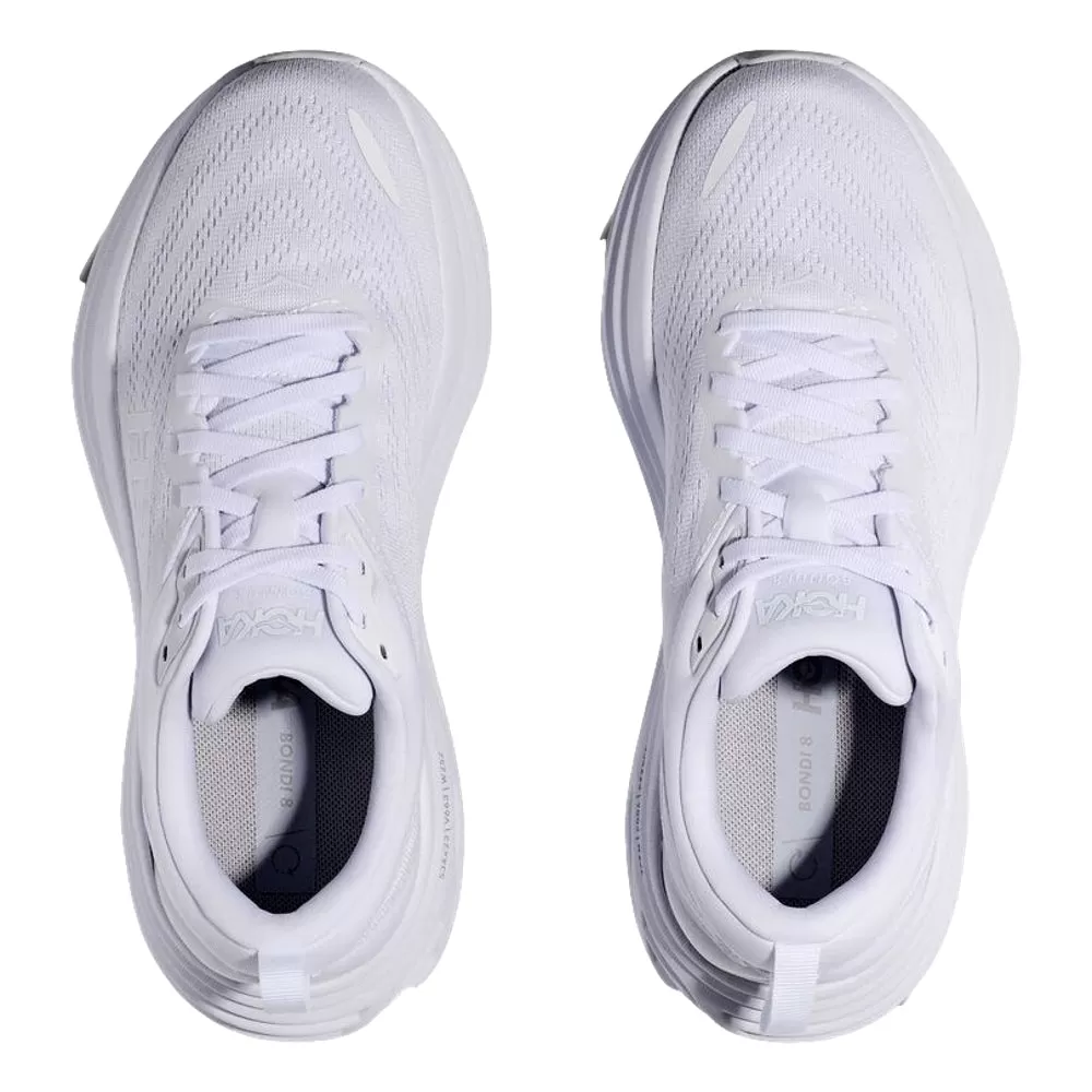 HOKA ONE ONE W BONDI 8-WHITE