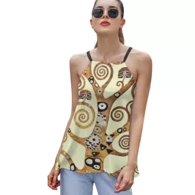 Loose Halter Neck Camisole (N01) Printed Camisole