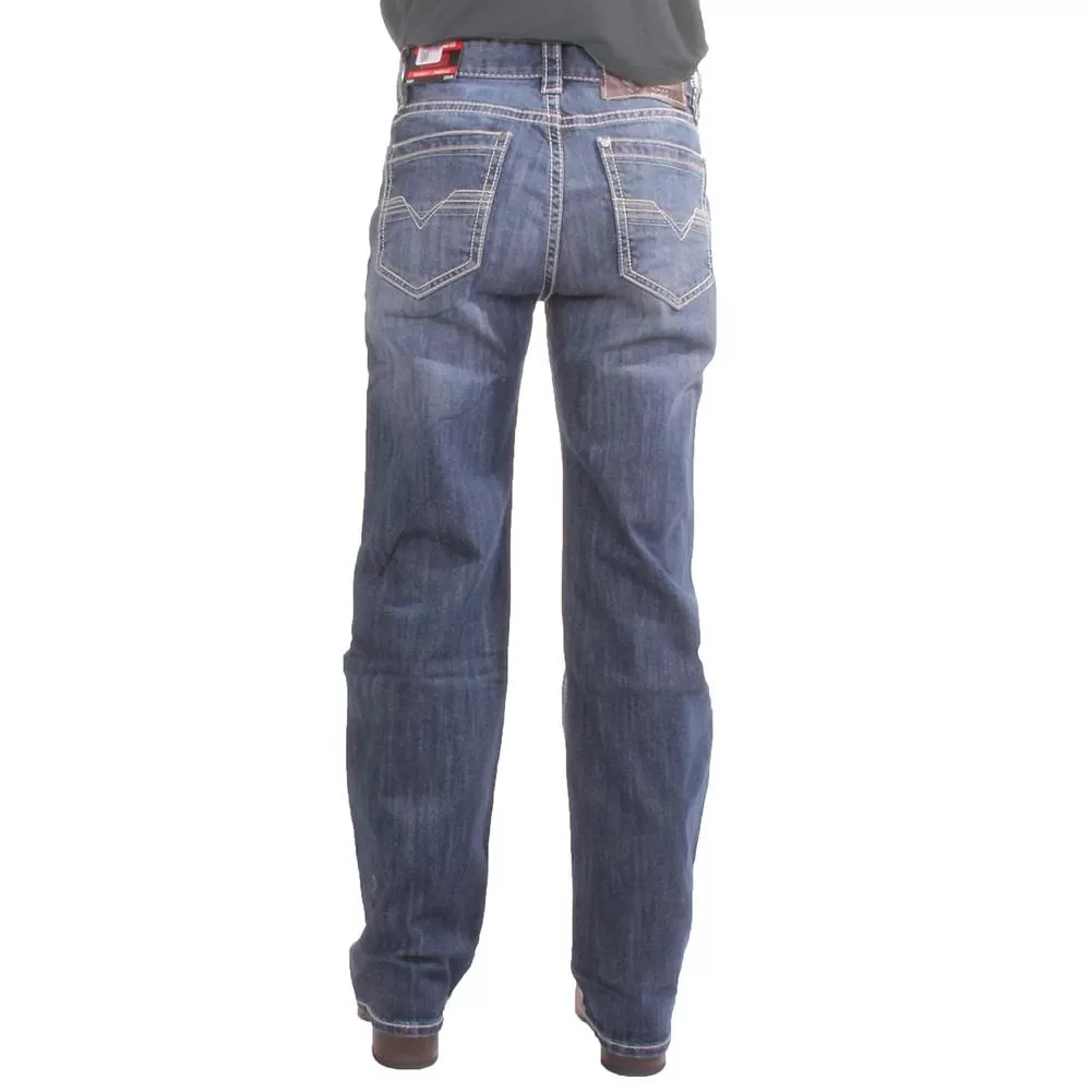 Men's Rock Roll Double Barrel Straight Relaxed Jean