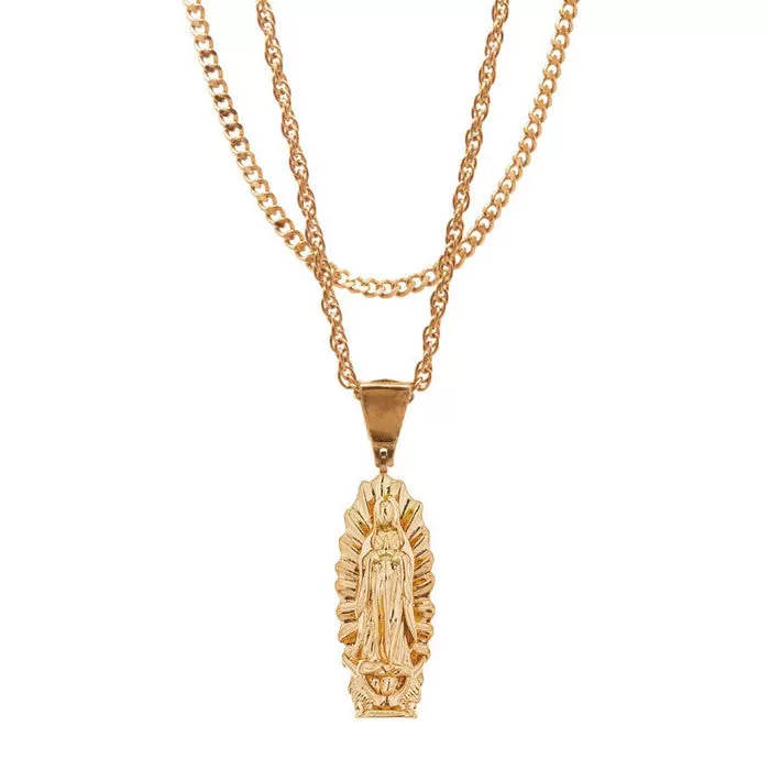 Mister Guadalupe Rose Gold Necklace