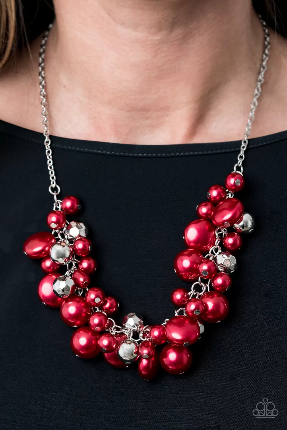 Paparazzi Accessories - Battle of the Bombshells - Red Necklace