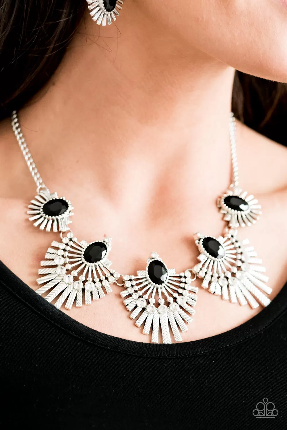 Paparazzi Accessories - Miss YOU-niverse - Black Necklace