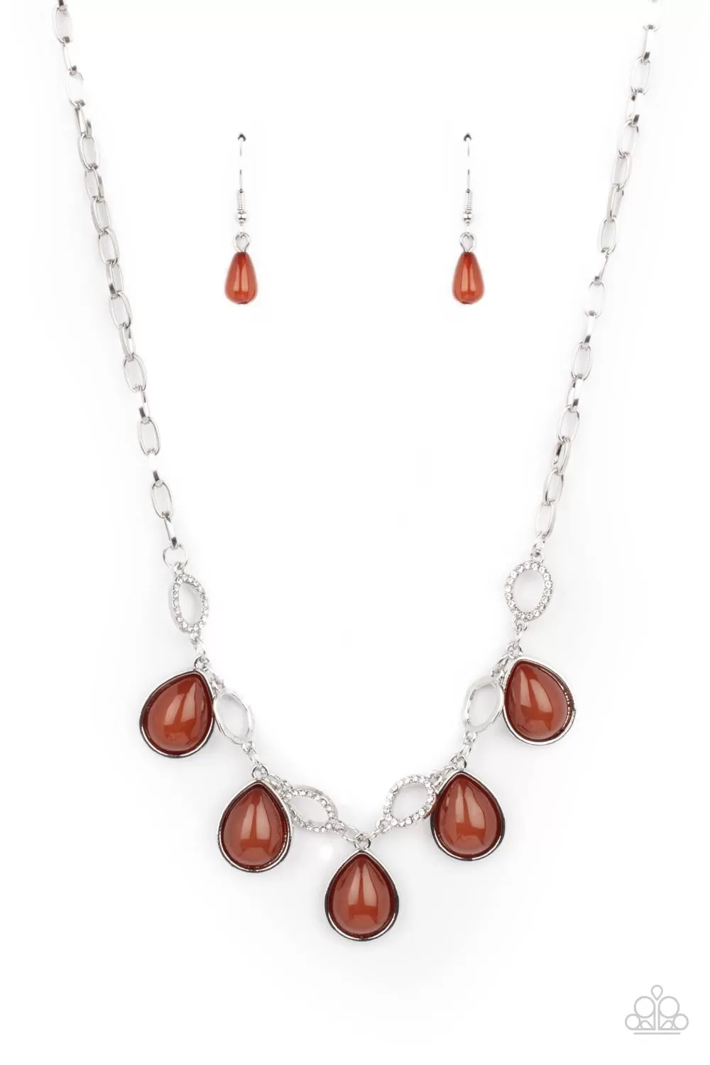 Paparazzi Majestically Mystic - Brown Necklace