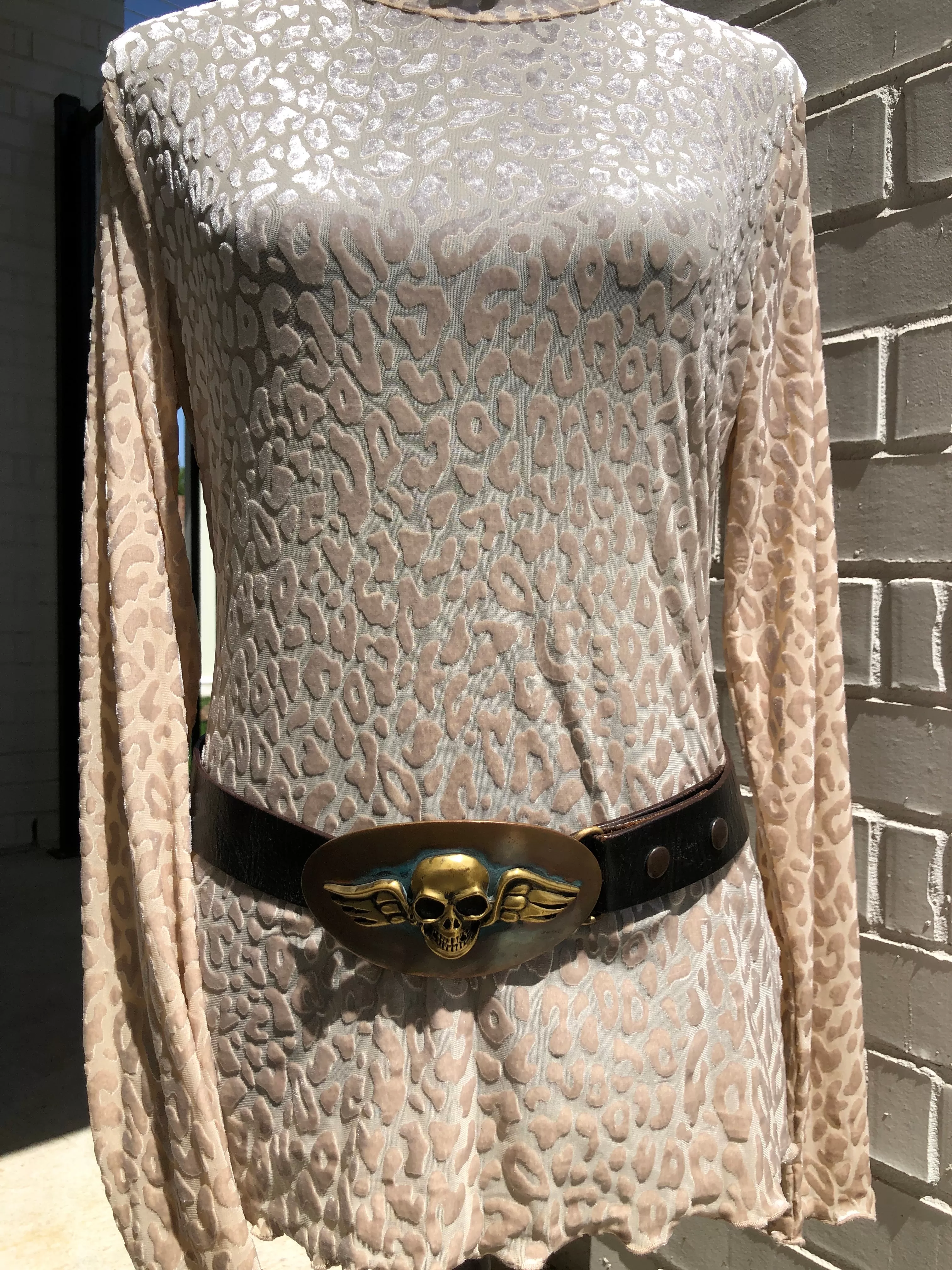 "Winged Skull" Belt