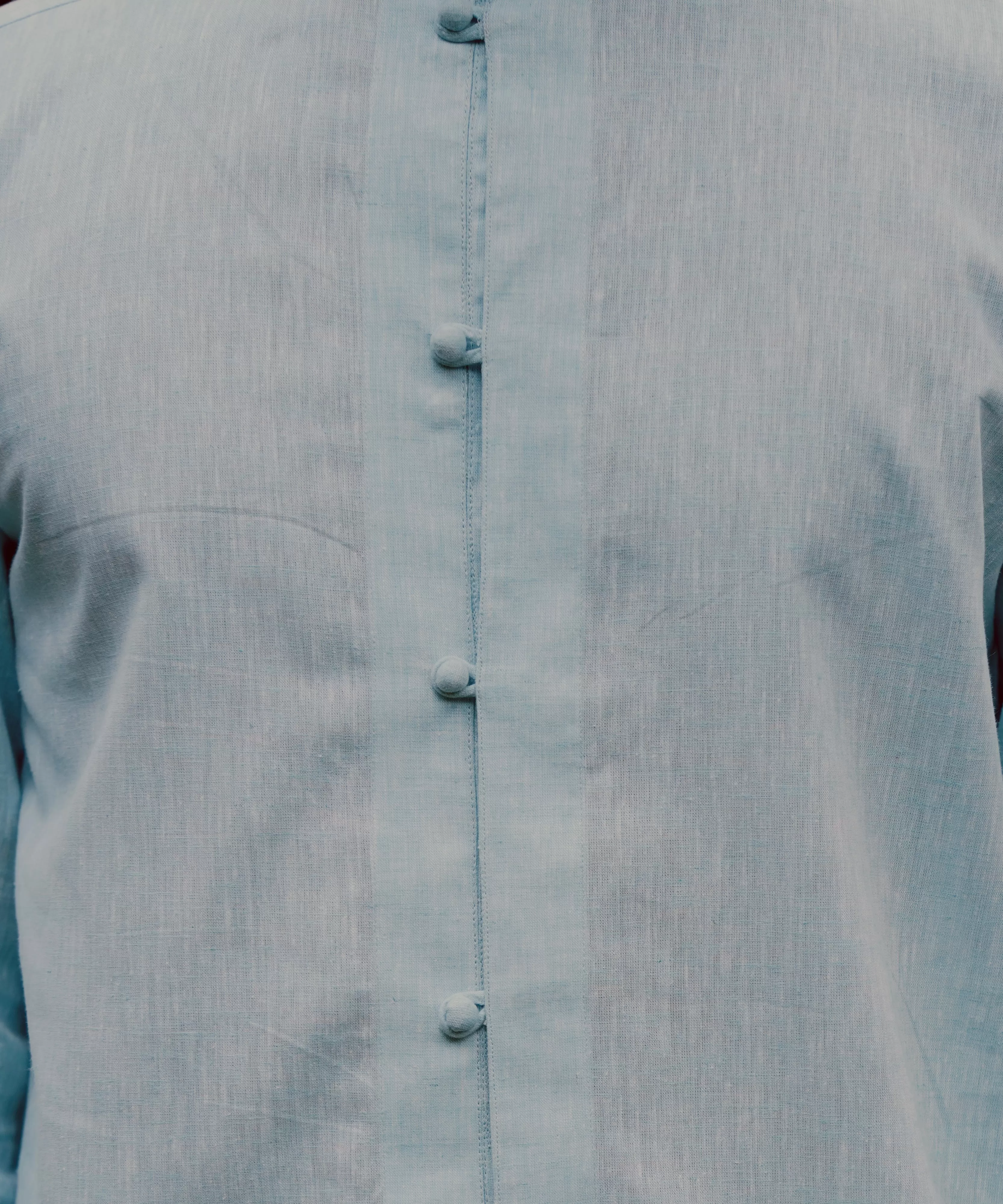 Sapphire Cotton Linen Shirt