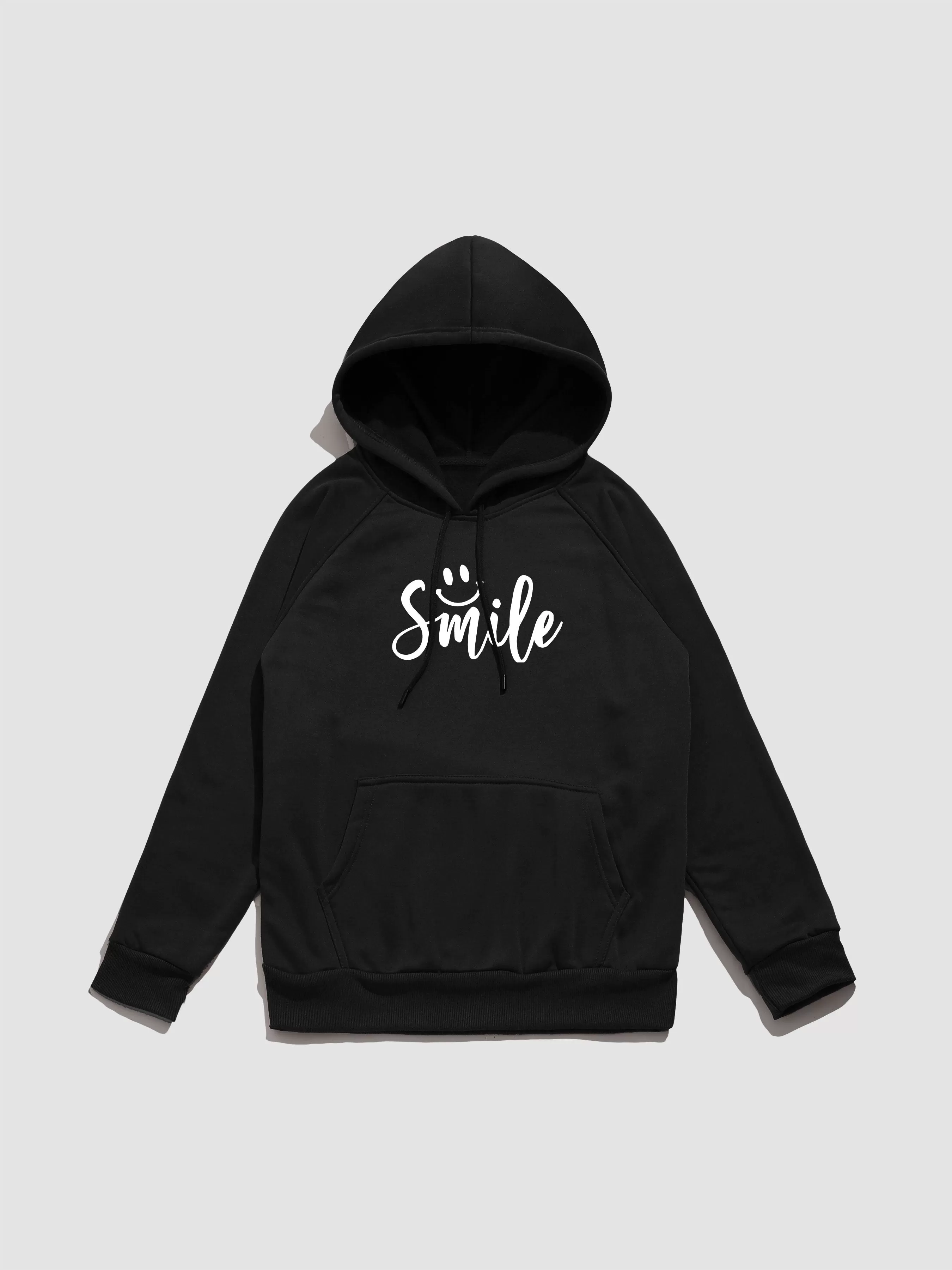 Smile Print Hoodie