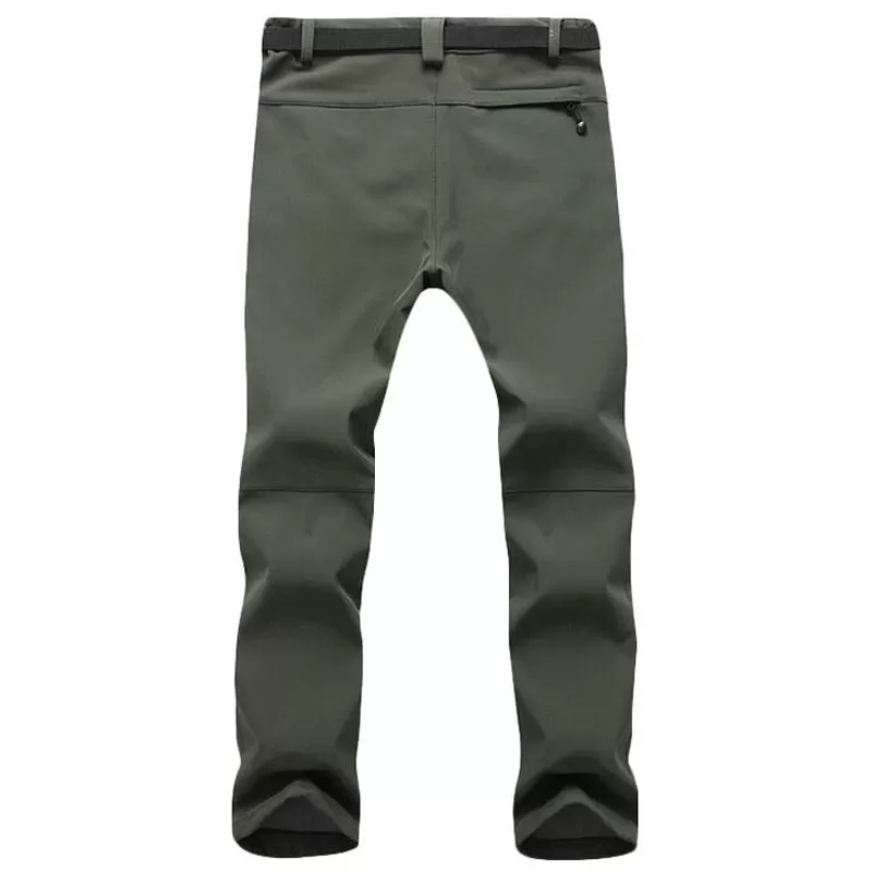 Stretch Waterproof Pants Men Casual Winter Thick Warm Tactical Pants