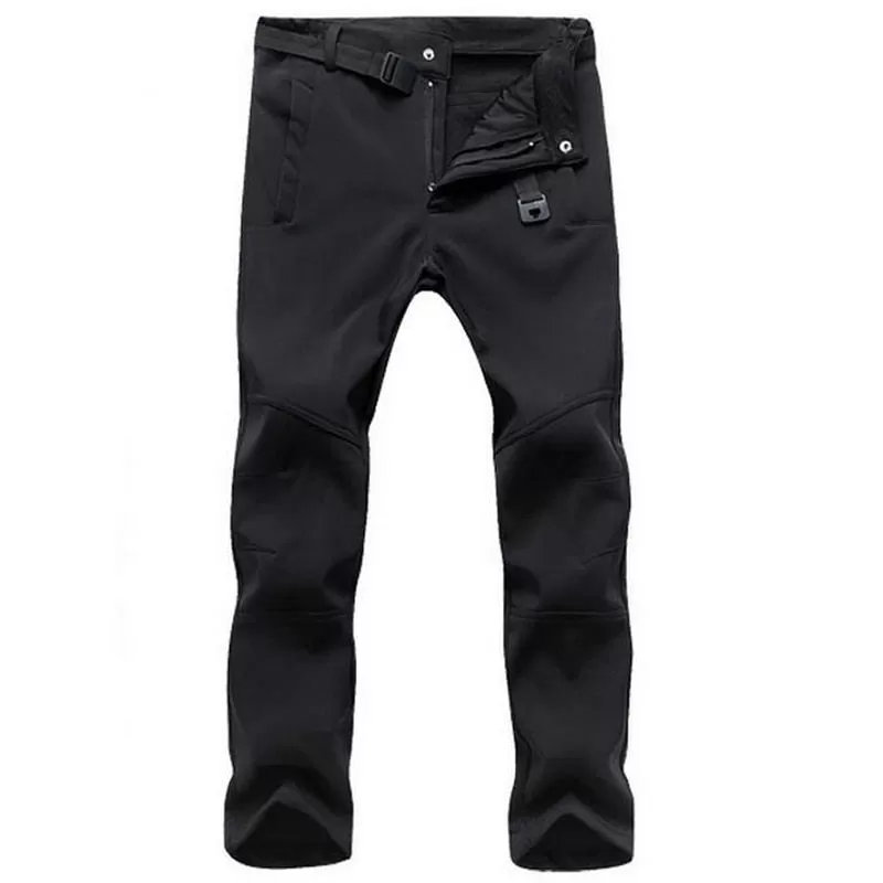 Stretch Waterproof Pants Men Casual Winter Thick Warm Tactical Pants