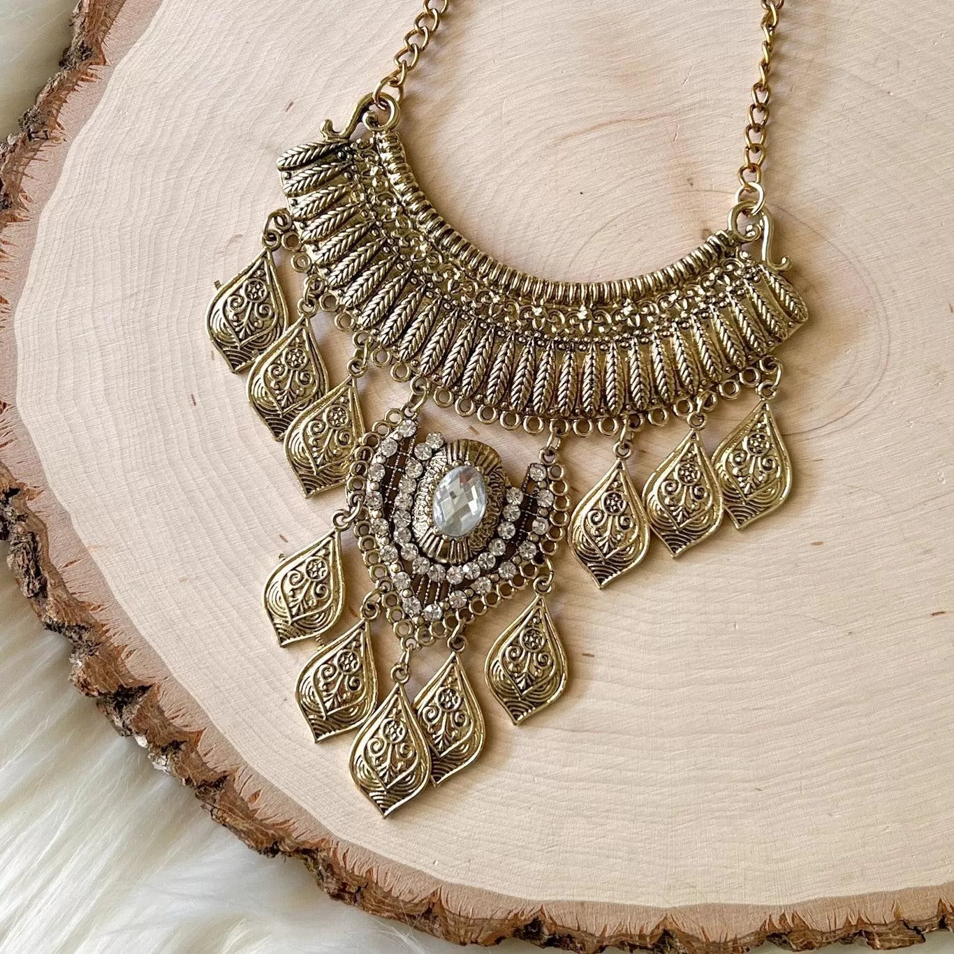 Talia Boho Statement Necklace