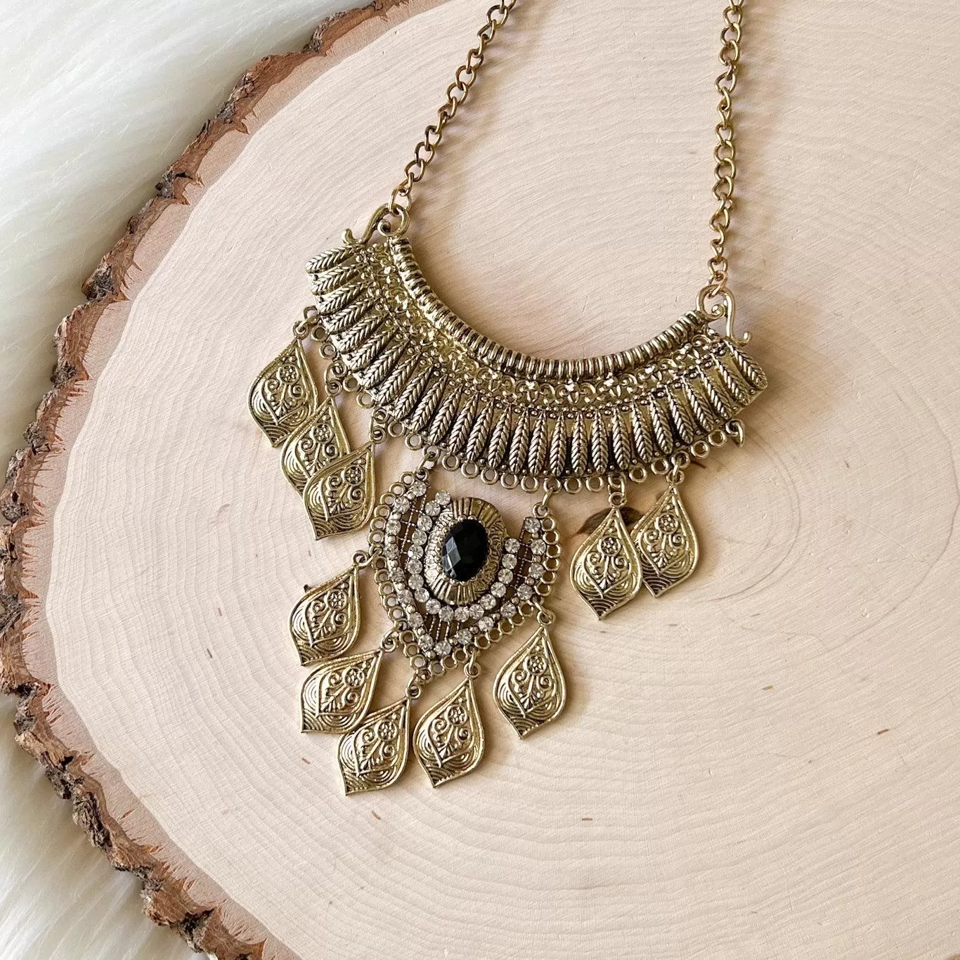 Talia Boho Statement Necklace