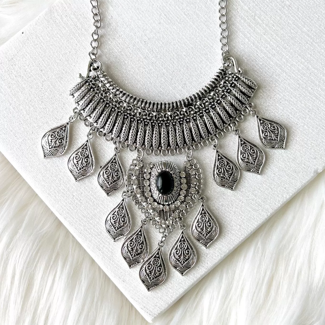 Talia Boho Statement Necklace