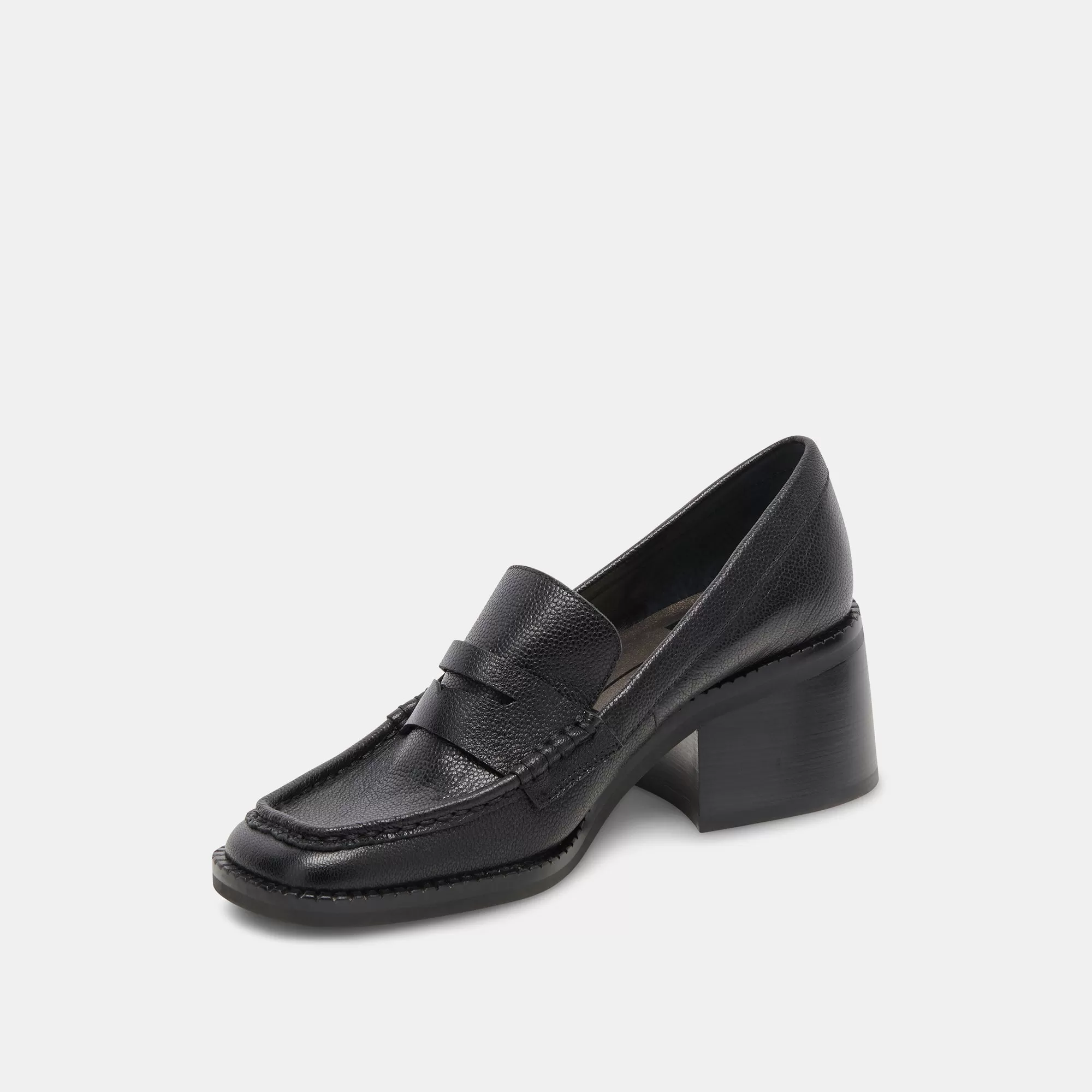 TALIE LOAFERS ONYX EMBOSSED LEATHER