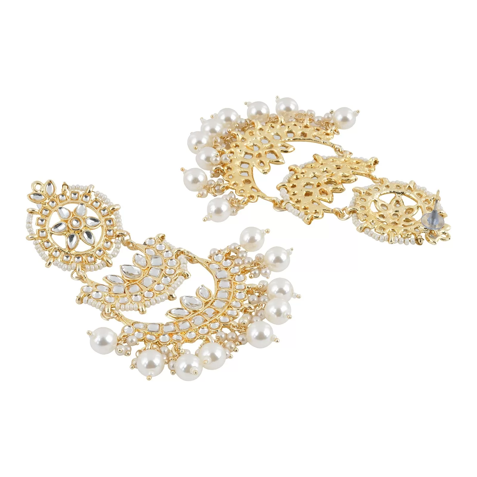 Teejh Eshana Pearl and Polki Earring