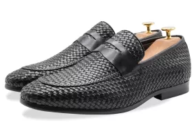 Viejo Black Penny Loafer